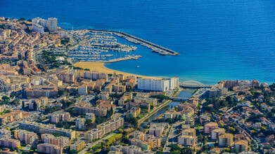 Sainte-Maxime - Aerial  map view