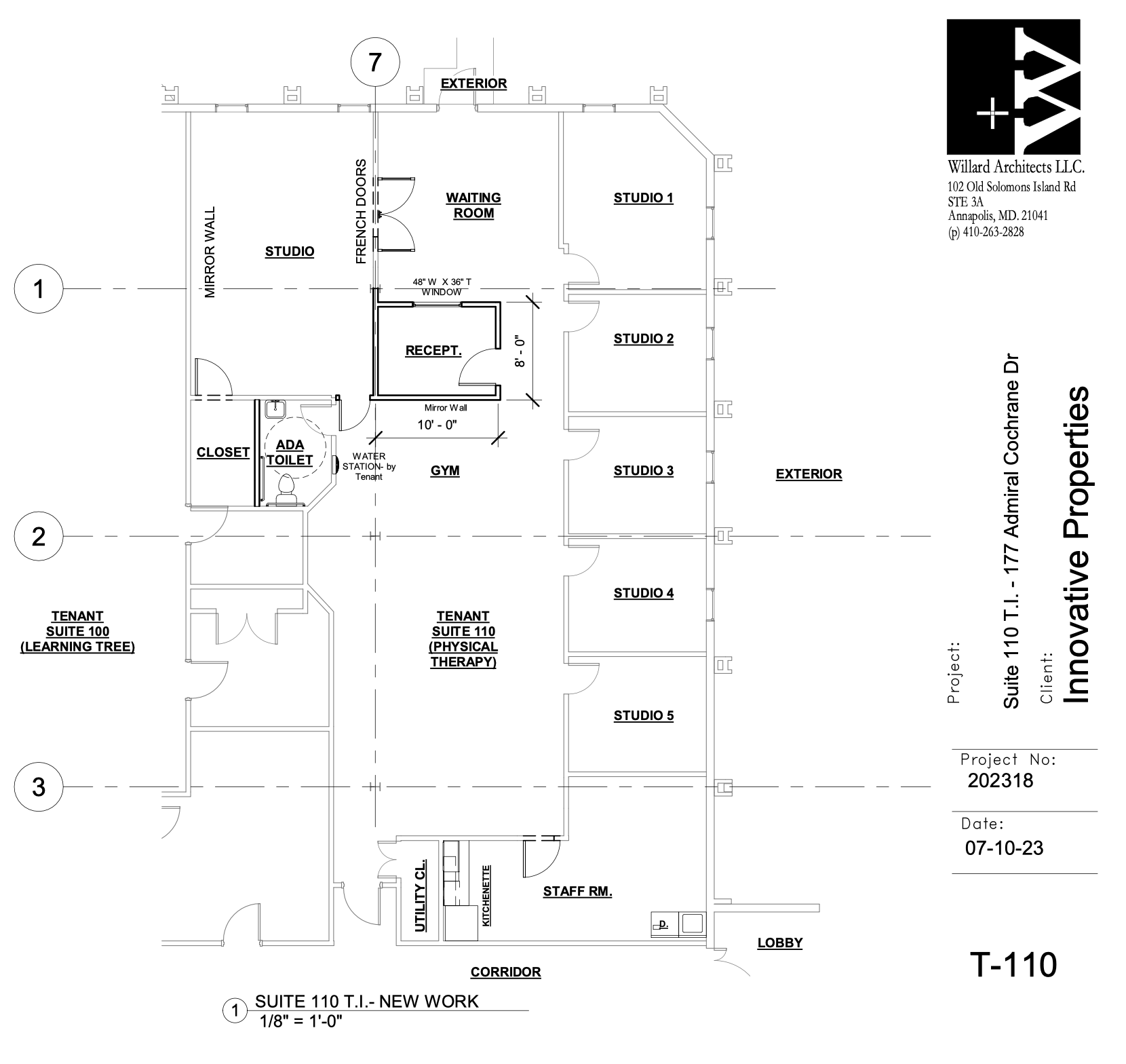 177-179 Admiral Cochrane Dr, Annapolis, MD à louer Plan d’étage- Image 1 de 1