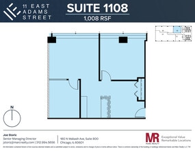 11 E Adams St, Chicago, IL for lease Floor Plan- Image 1 of 6
