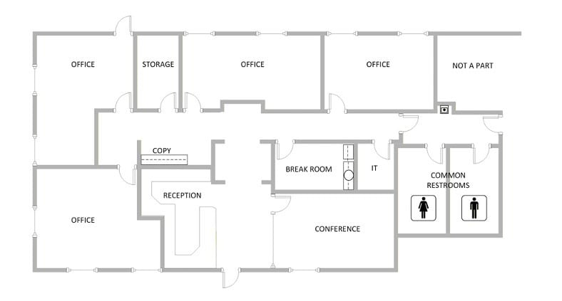 8767 E Via de Commercio, Scottsdale, AZ à louer Plan d’étage- Image 1 de 1