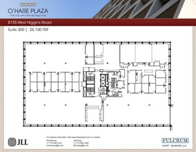 8725 W Higgins Rd, Chicago, IL à louer Plan d  tage- Image 1 de 1