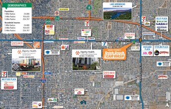 1435 E Highland Ave, San Bernardino, CA - Aerial map view