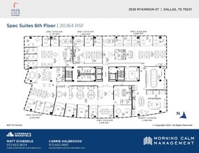 2525 McKinnon St, Dallas, TX for lease Floor Plan- Image 1 of 2