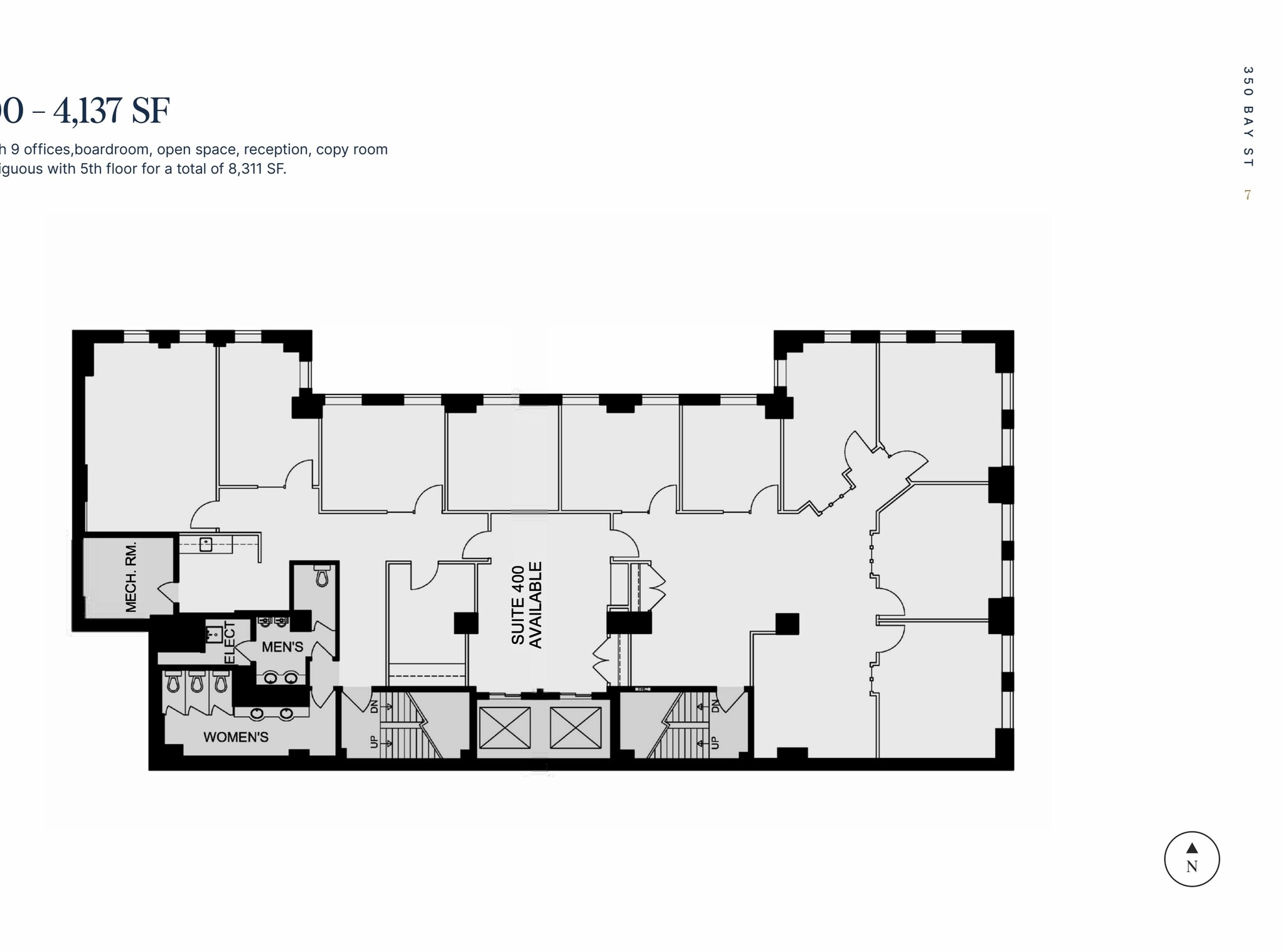 350 Bay St, Toronto, ON for lease Floor Plan- Image 1 of 1