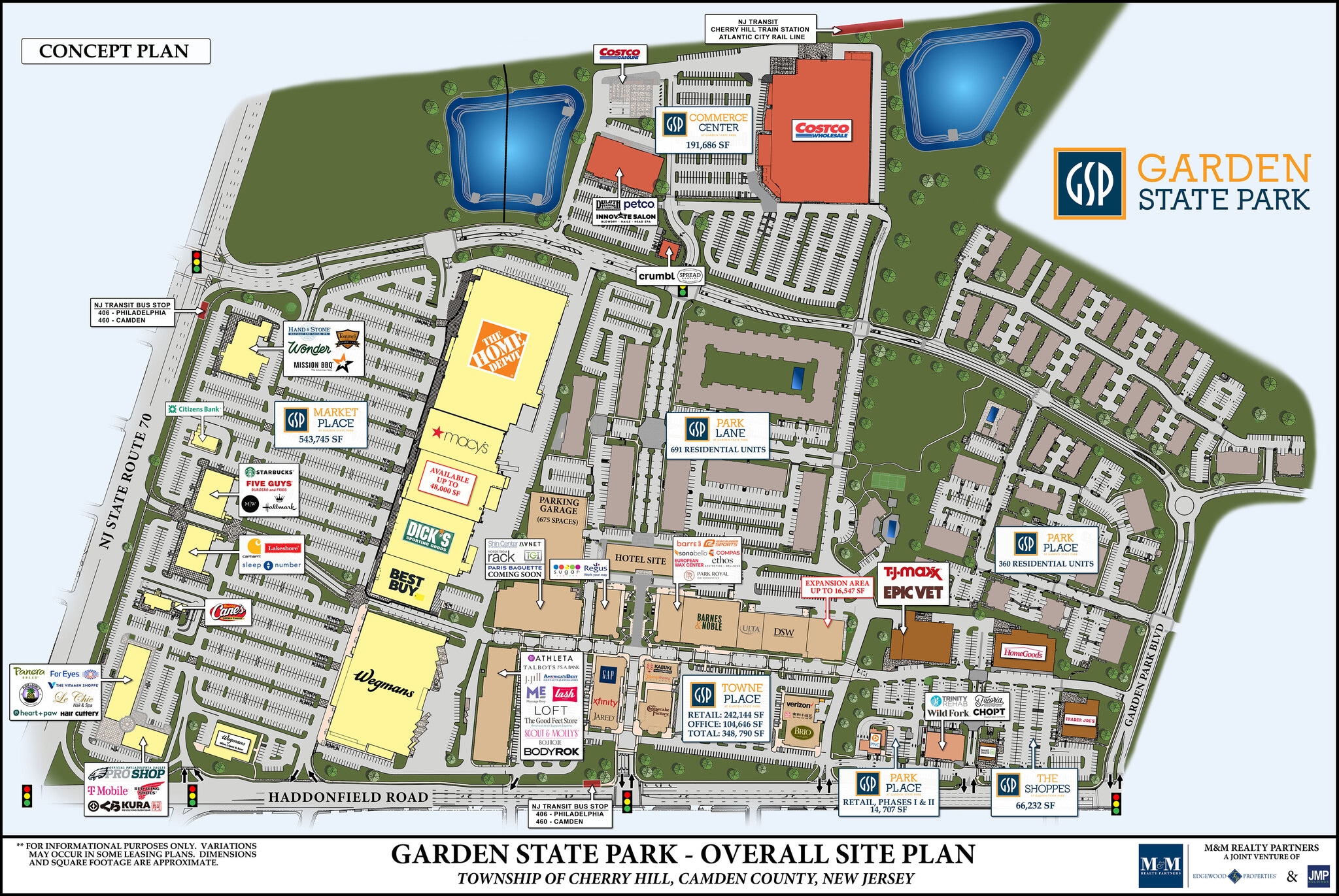901-957 Haddonfield Rd, Cherry Hill, NJ for lease Site Plan- Image 1 of 4