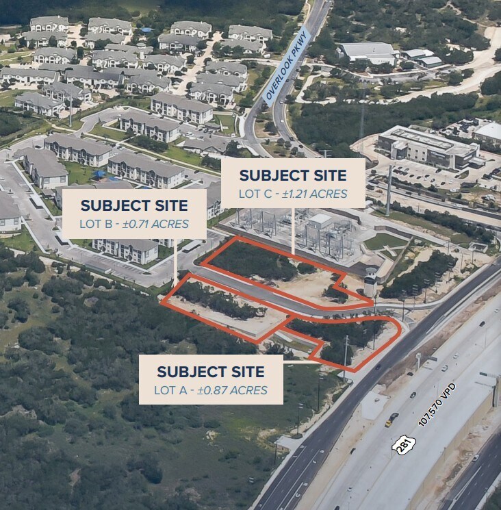 Hwy 281 and South Overlook Pkwy, San Antonio, TX à vendre Photo principale- Image 1 de 2