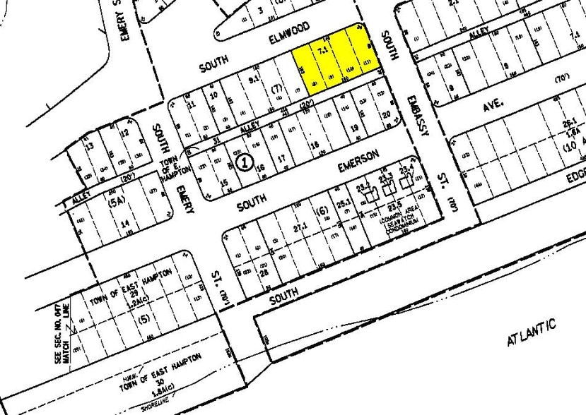 4 S Elmwood Ave, Montauk, NY à vendre - Plan cadastral - Image 3 de 33