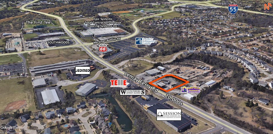 6065 Lemay Ferry Rd, Saint Louis, MO for sale - Aerial - Image 3 of 3