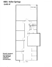 4801-4849 Keller Springs Rd, Addison, TX à louer Plan d’étage- Image 1 de 1