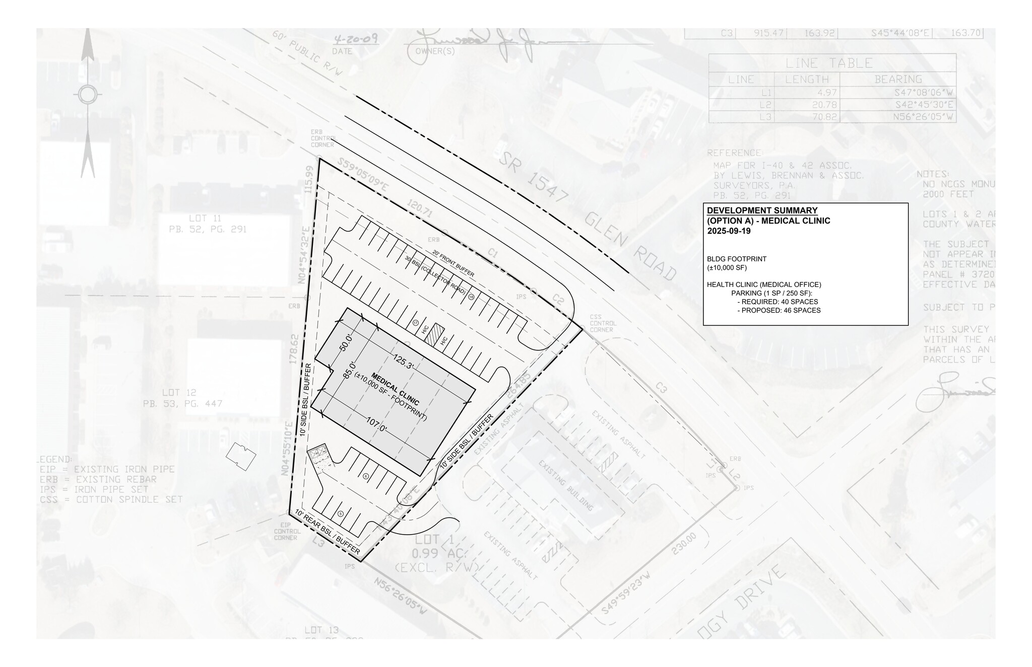 225 Glen Rd, Garner, NC for lease Site Plan- Image 1 of 2