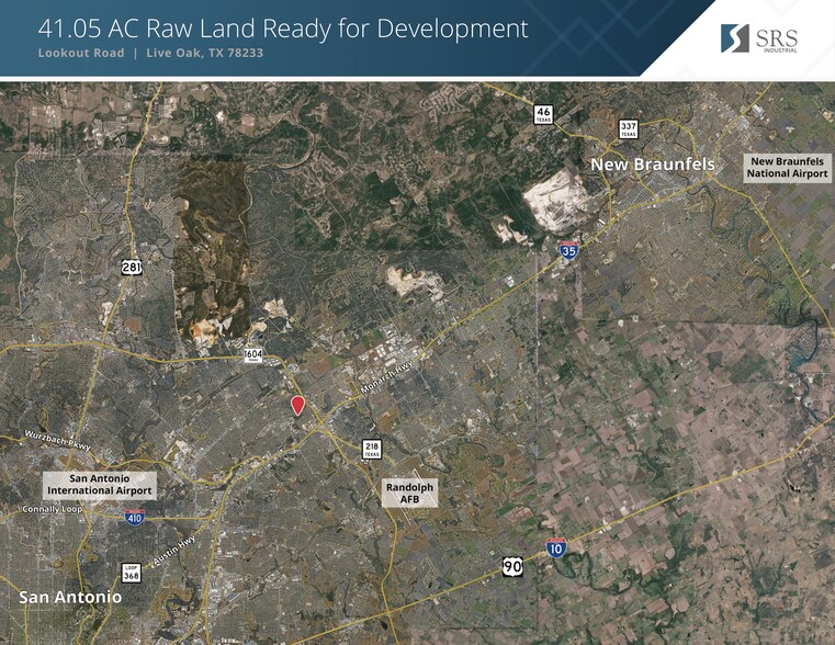 Lookout Rd, Live Oak, TX à vendre - Aérien - Image 3 de 4