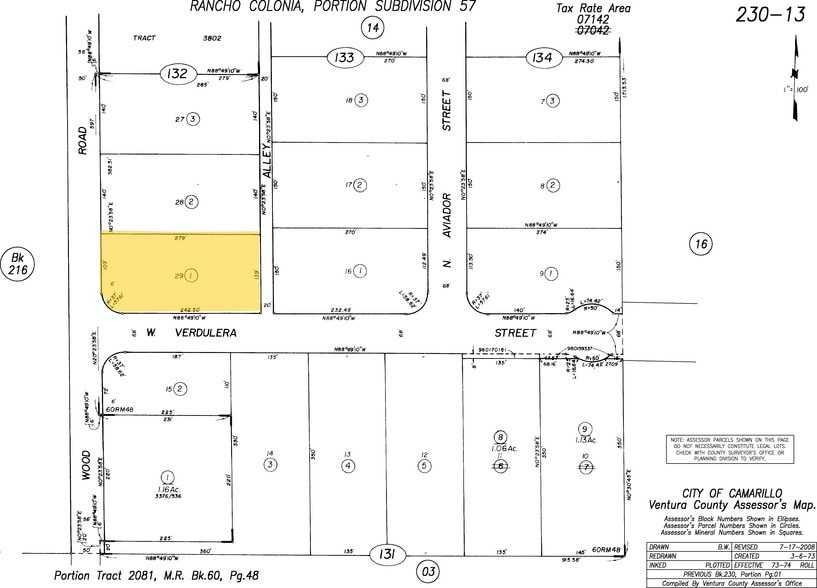 32 N Wood Rd, Camarillo, CA à louer - Plan cadastral - Image 3 de 4