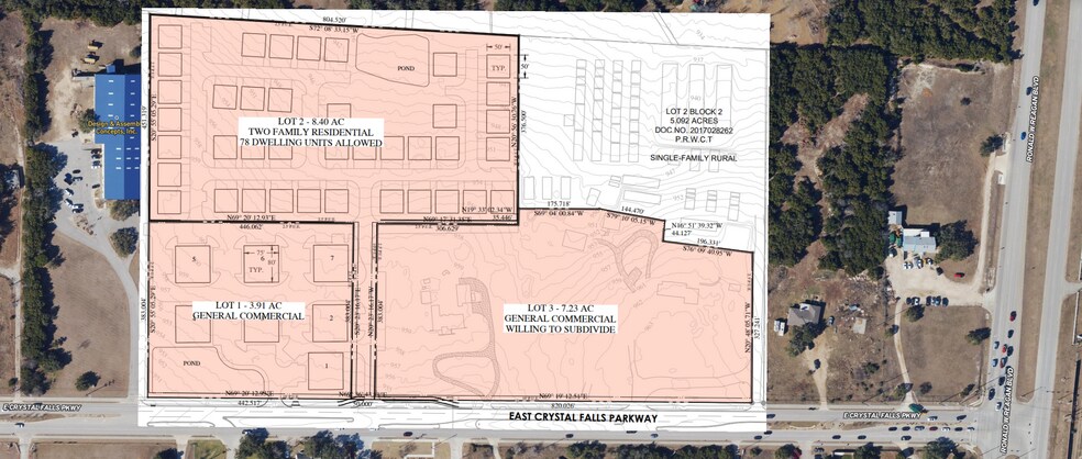 10959 E Crystal Falls Pky, Leander, TX à vendre - Aérien - Image 1 de 3