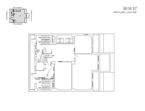 50 W 57th St, New York, NY à louer Plan d’étage- Image 1 de 1