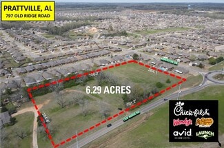 Plus de détails pour 797 Old Ridge Rd N, Prattville, AL - Terrain à vendre