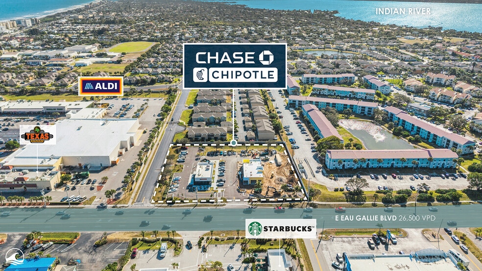 821 E Eau Gallie Blvd, Indian Harbour Beach, FL for sale - Building Photo - Image 3 of 5