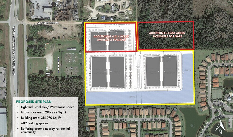 3840 / 3841 Van Buren, Fort Myers, FL à vendre - Plan de site - Image 3 de 6