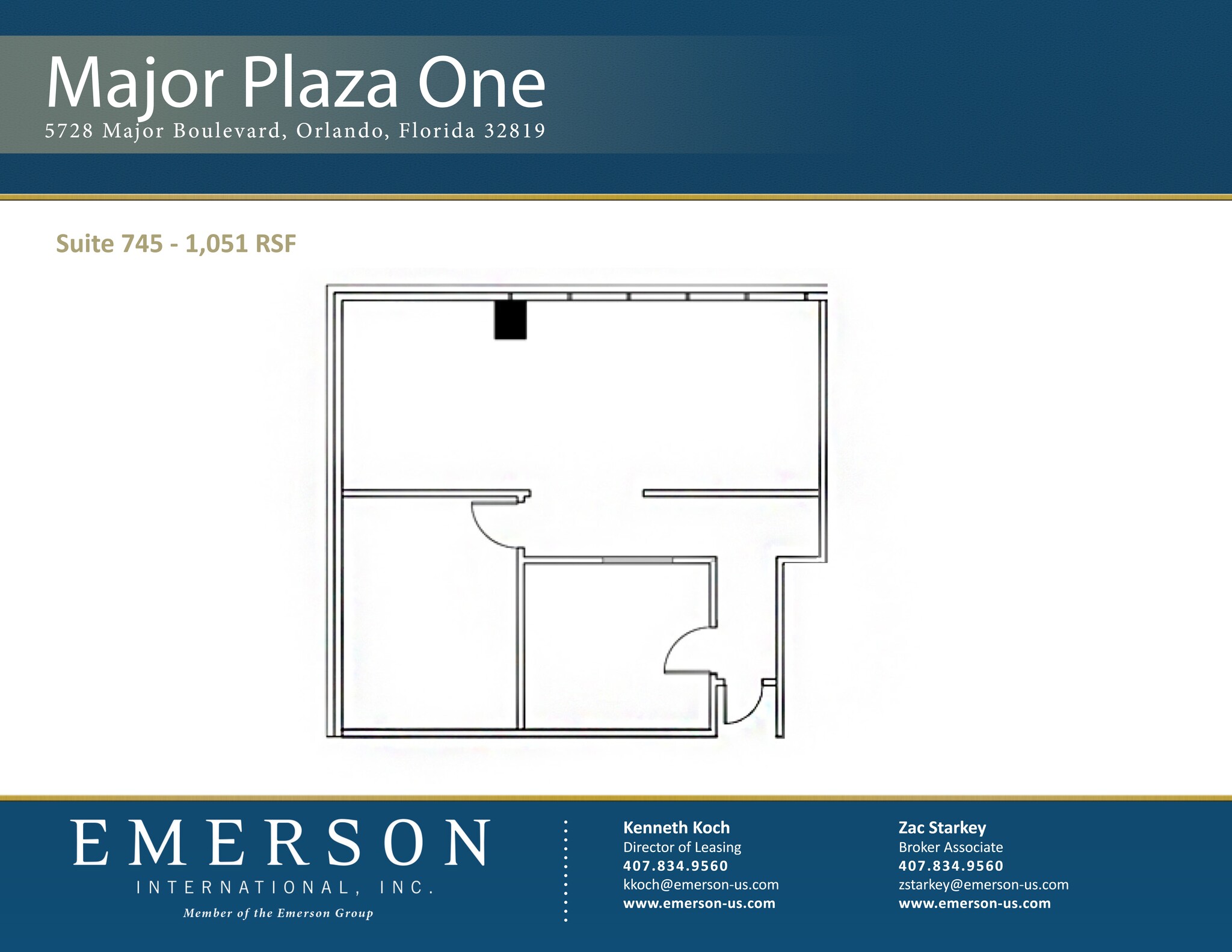 5750 Major Blvd, Orlando, FL à louer Plan de site- Image 1 de 1