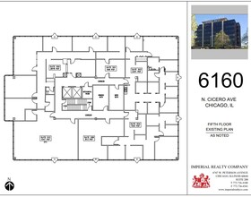 6160 N Cicero Ave, Chicago, IL à louer Plan d  tage- Image 1 de 1