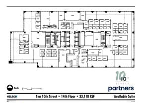 10 10th St, Atlanta, GA for lease Floor Plan- Image 1 of 1