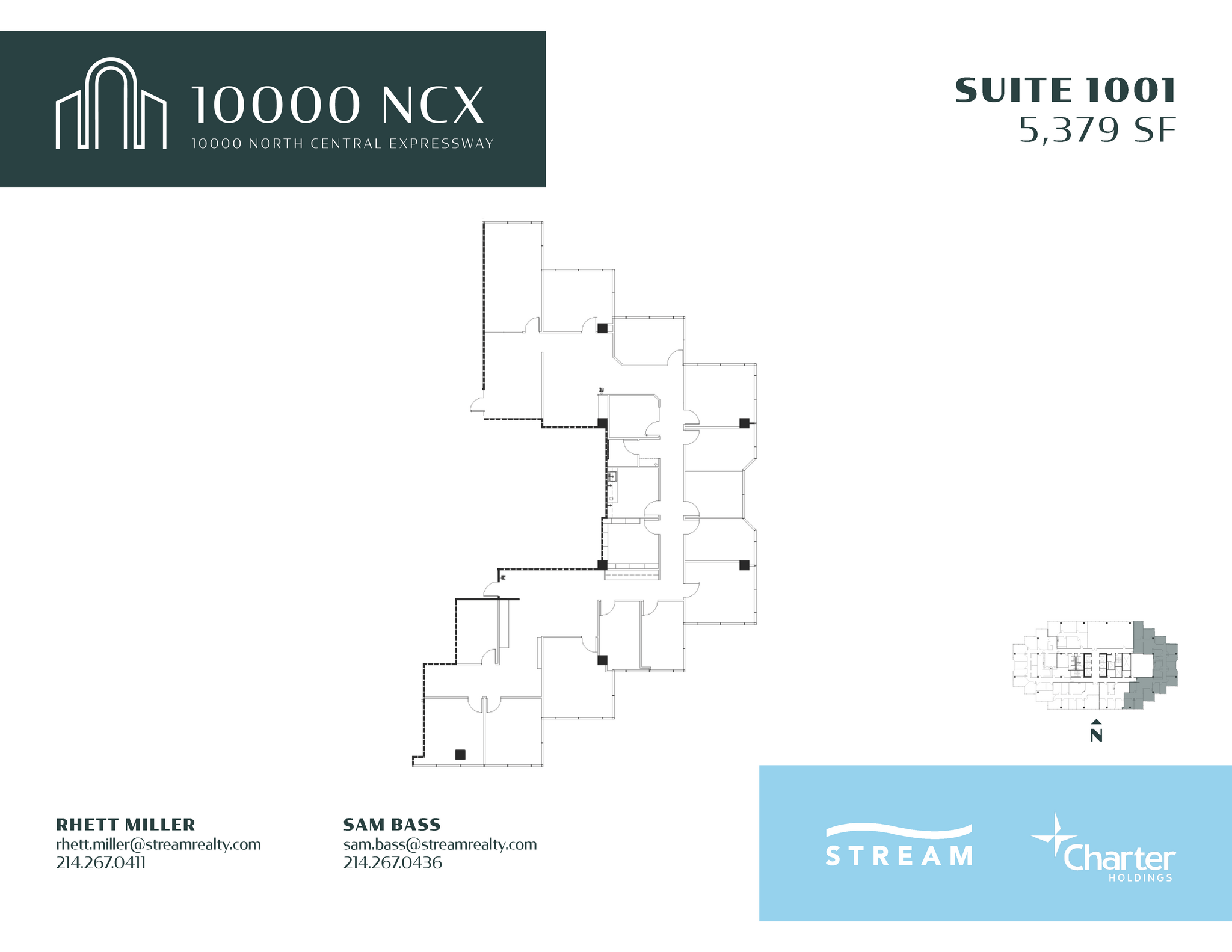 10000 N Central Expy, Dallas, TX à louer Plan d  tage- Image 1 de 1