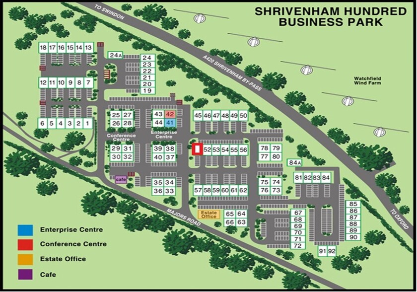 Majors Rd, Swindon à louer - Plan de site - Image 3 de 3