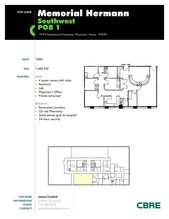 7737 Southwest Fwy, Houston, TX à louer Plan d’étage- Image 1 de 3