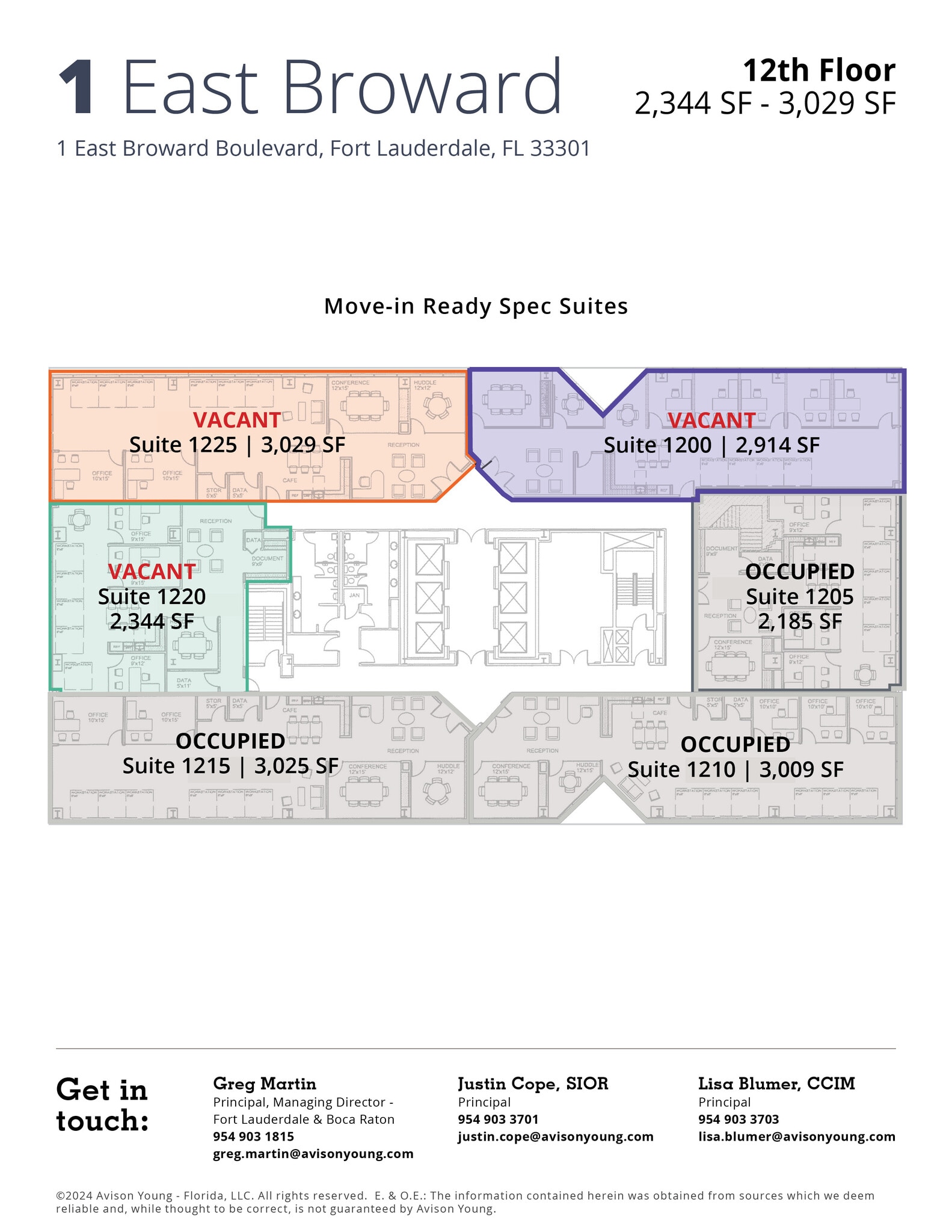 1 E Broward Blvd, Fort Lauderdale, FL for lease Floor Plan- Image 1 of 1