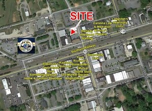 108 NW Main St, Easley, SC - Aérien Vue de la carte