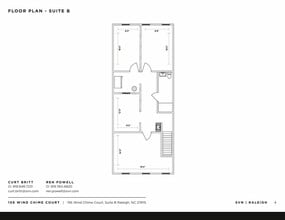 148-158 Wind Chime Ct, Raleigh, NC à louer Plan d’étage- Image 2 de 5