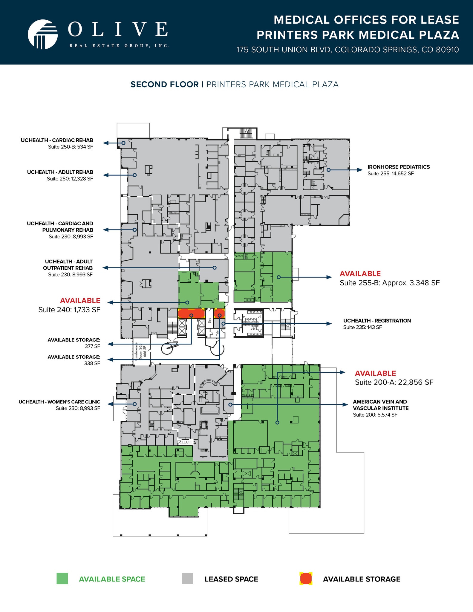 175 S Union Blvd, Colorado Springs, CO for lease Floor Plan- Image 1 of 1