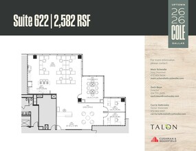 2626 Cole Ave, Dallas, TX for lease Floor Plan- Image 1 of 1