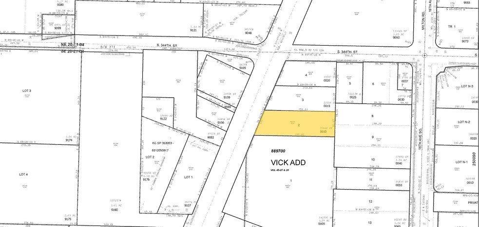 34428 Pacific Hwy S, Federal Way, WA à vendre - Plan cadastral - Image 1 de 1