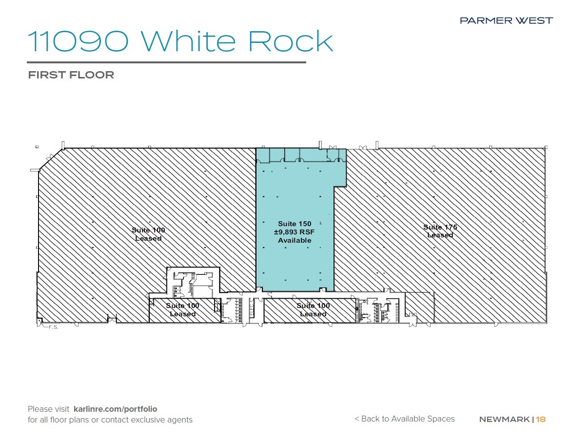 11000 White Rock Rd, Rancho Cordova, CA for lease Floor Plan- Image 1 of 1