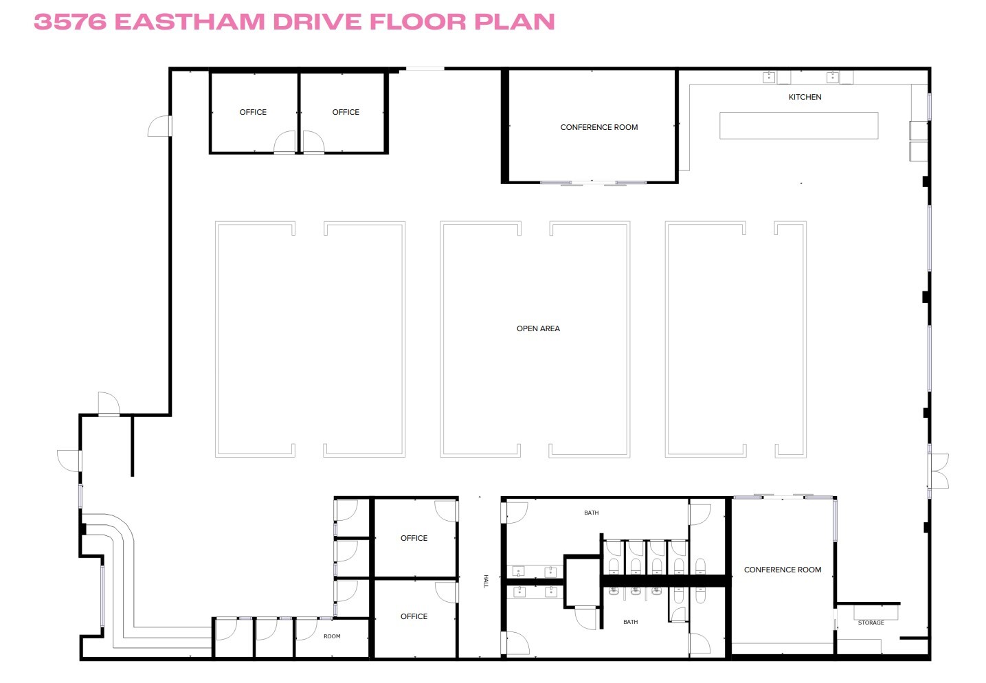 3562-3582 Eastham Dr, Culver City, CA à louer Plan d  tage- Image 1 de 1