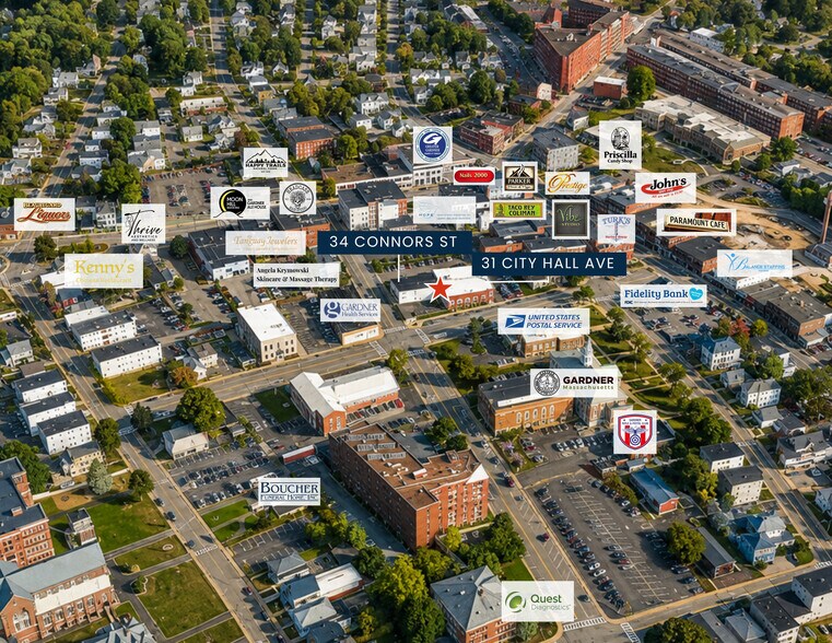 34 Connors St & 31 City Hall Ave, Gardner, MA à vendre - Photo du bâtiment - Image 2 de 10