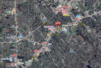 124-128 Arnould Blvd, Lafayette, LA - Aérien  Vue de la carte