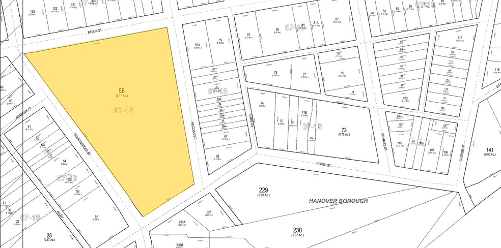 195 Stock St, Hanover, PA à vendre - Plan cadastral - Image 2 de 5