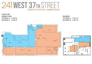 241 W 37th St, New York, NY for lease Floor Plan- Image 2 of 2