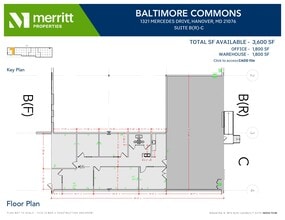 7455 New Ridge Rd, Hanover, MD à louer Plan d’étage- Image 1 de 1