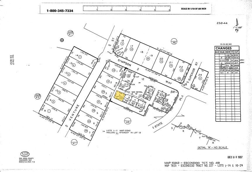 1545 Simpson Way, Escondido, CA for sale - Plat Map - Image 3 of 18
