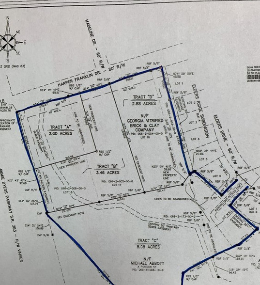 4002 Harper Franklin Ave, Augusta, GA for sale - Plat Map - Image 3 of 17