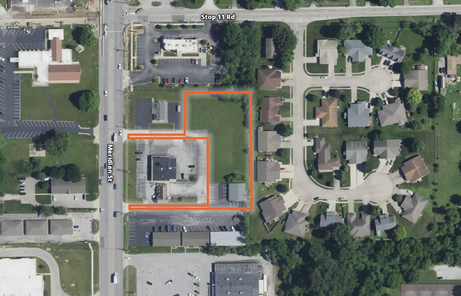 8001-8003 S Meridian St, Indianapolis, IN à vendre - Photo du bâtiment - Image 2 de 4