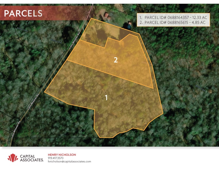 9705 & 9713 Lake Wheeler Road, Fuquay Varina, NC à vendre - Photo du bâtiment - Image 2 de 3