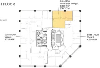 1801 Broadway, Denver, CO for lease Floor Plan- Image 1 of 1