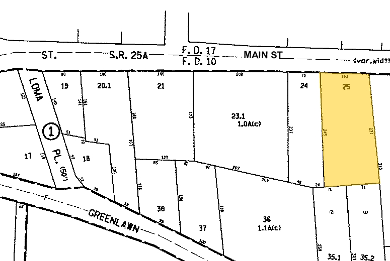 158 E Main St, Huntington, NY for lease - Plat Map - Image 2 of 8