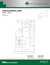 11390 Old Roswell Rd, Alpharetta, GA for lease Site Plan- Image 2 of 2