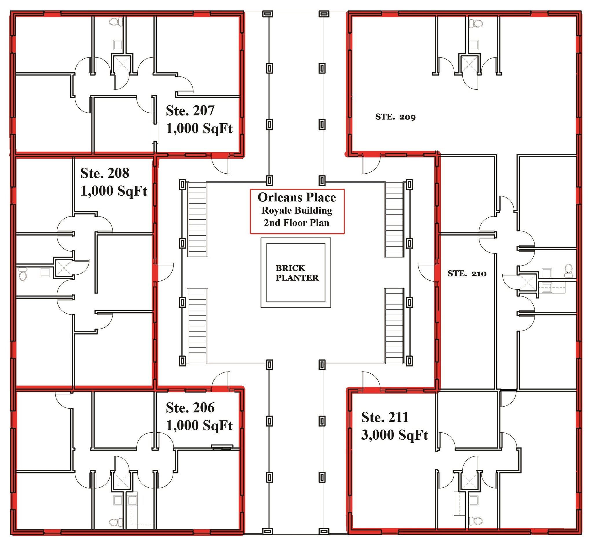 850 Kaliste Saloom Rd, Lafayette, LA à louer Plan d  tage- Image 1 de 1