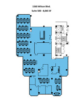 1560 Wilson Blvd, Arlington, VA à louer Plan de site- Image 2 de 2