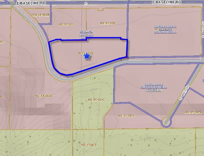 4405 E Baseline Rd, Phoenix, AZ for sale - Plat Map - Image 1 of 1